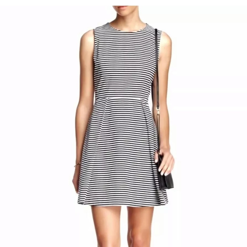 LAST CHANCE! Kate Spade Striped Fit & Flare Dress